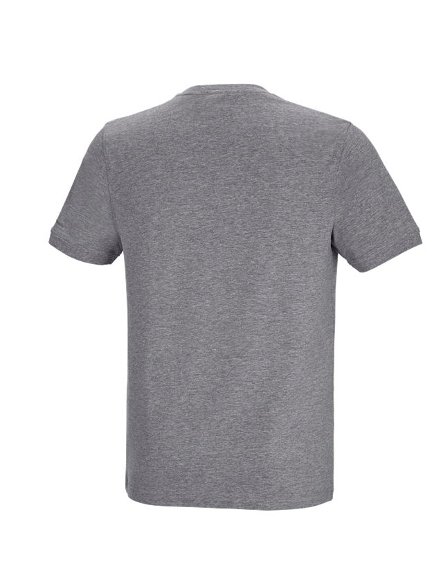 Koszulki | Pulower | Koszule: e.s. Koszulka cotton stretch Pocket + szary melanżowy 1