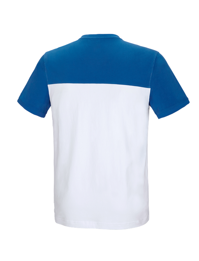 Koszulki | Pulower | Koszule: e.s. Koszulka cotton stretch bicolor + biały/niebieski chagall 3