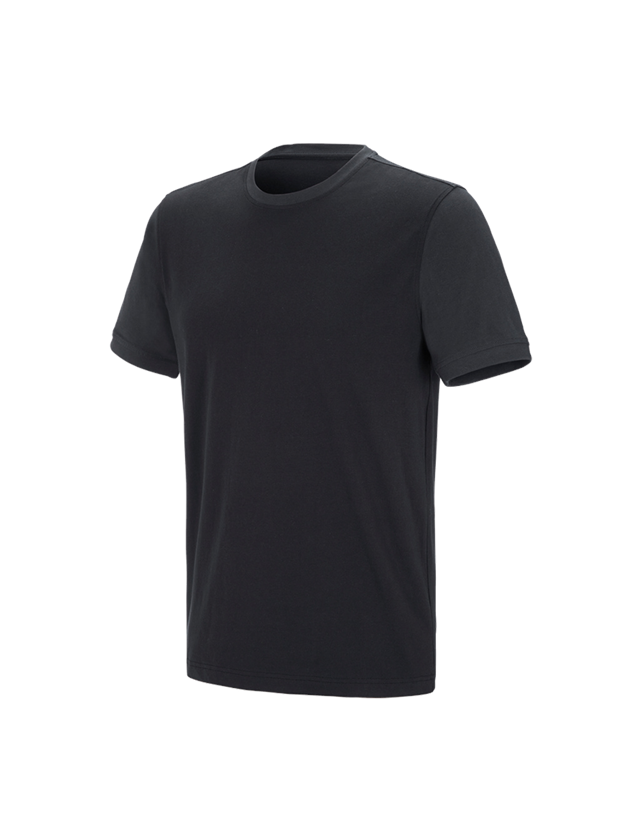 Koszulki | Pulower | Koszule: e.s. Koszulka cotton stretch bicolor + czarny/grafitowy 2