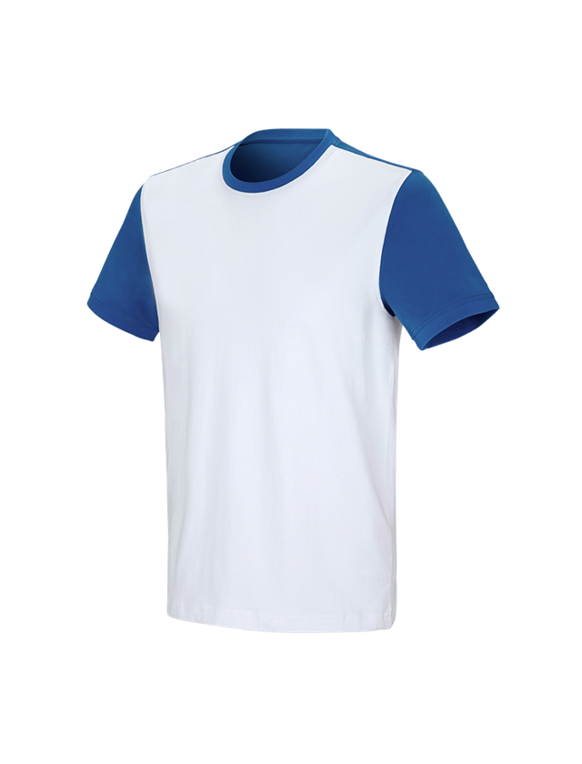 Koszulki | Pulower | Koszule: e.s. Koszulka cotton stretch bicolor + biały/niebieski chagall 2