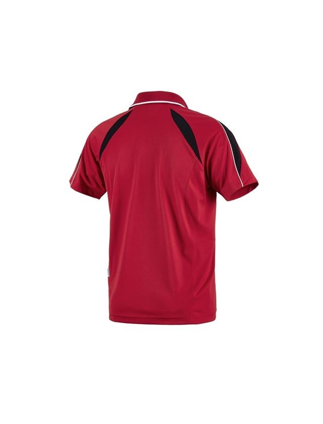 Koszulki | Pulower | Koszule: e.s. Koszulka funkcyjna polo poly Silverfresh + czerwony/czarny 3