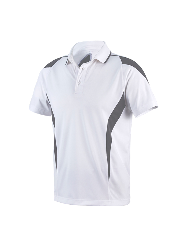 Koszulki | Pulower | Koszule: e.s. Koszulka funkcyjna polo poly Silverfresh + biały/cementowy 2