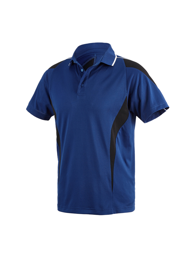 Koszulki | Pulower | Koszule: e.s. Koszulka funkcyjna polo poly Silverfresh + chabrowy/czarny 2