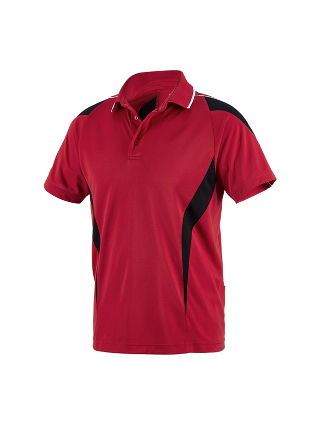 Koszulki | Pulower | Koszule: e.s. Koszulka funkcyjna polo poly Silverfresh + czerwony/czarny 2