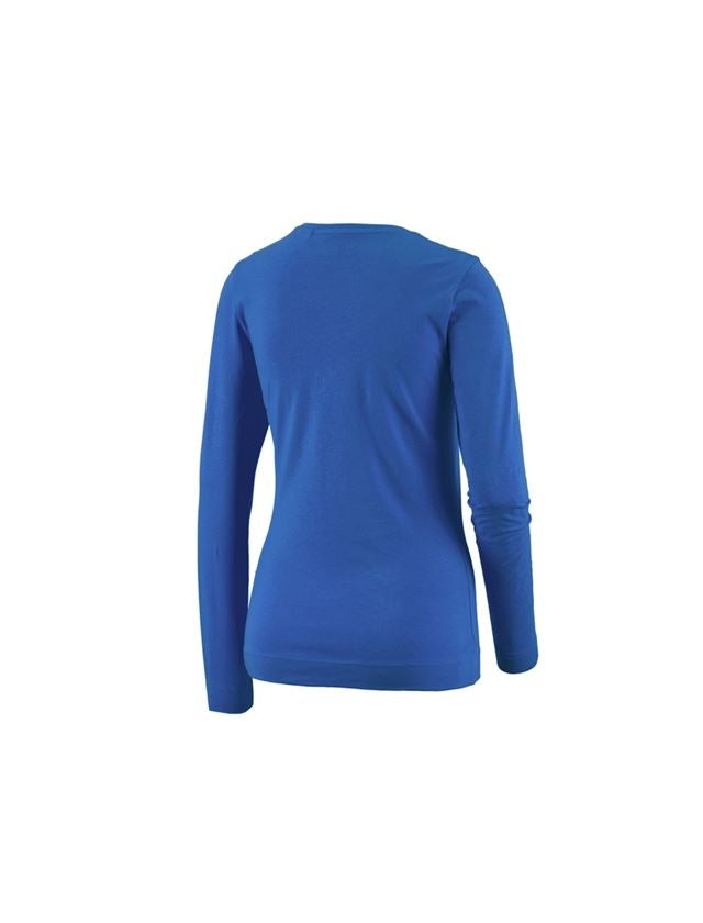 Koszulki | Pulower | Bluzki: e.s. Bluzka długi rękaw cotton stretch, damska + niebieski chagall 3