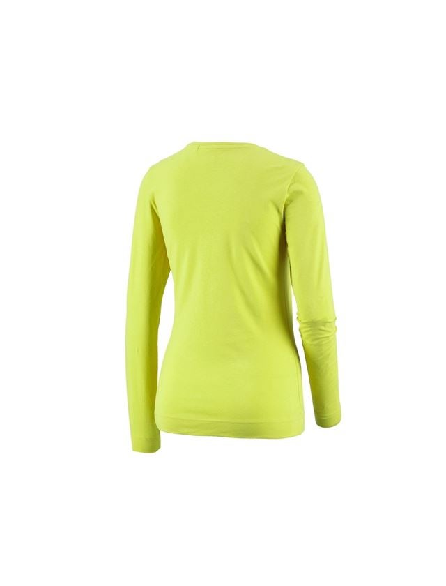 Koszulki | Pulower | Bluzki: e.s. Bluzka długi rękaw cotton stretch, damska + majowa zieleń 1
