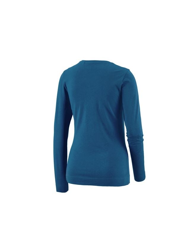 Koszulki | Pulower | Bluzki: e.s. Bluzka długi rękaw cotton stretch, damska + atol 1