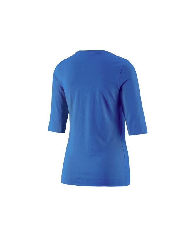 Koszulki | Pulower | Bluzki: e.s. Koszulka rękaw 3/4 cotton stretch, damska + niebieski chagall 3