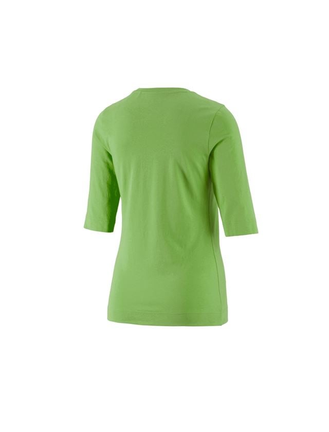 Koszulki | Pulower | Bluzki: e.s. Koszulka rękaw 3/4 cotton stretch, damska + zielony morski 2