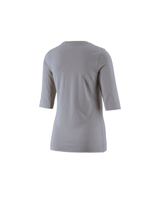Koszulki | Pulower | Bluzki: e.s. Koszulka rękaw 3/4 cotton stretch, damska + platynowy 1