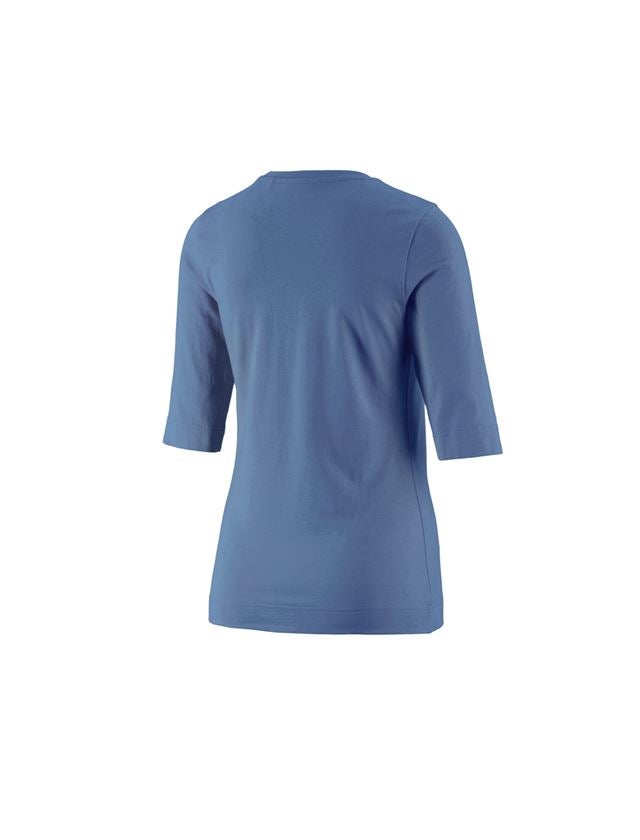 Koszulki | Pulower | Bluzki: e.s. Koszulka rękaw 3/4 cotton stretch, damska + kobaltowy 1
