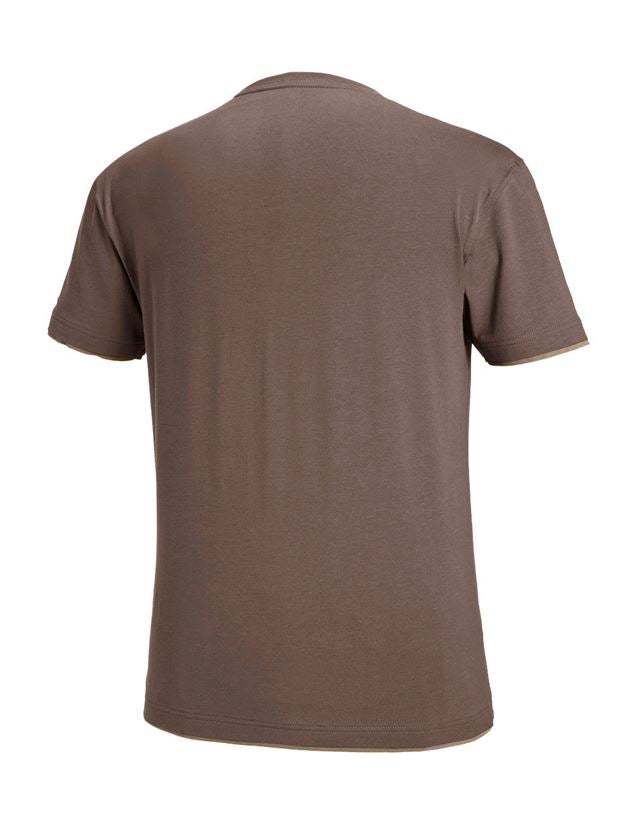Ciesla / Stolarz: e.s. Koszulka cotton stretch Layer + kasztanowy/orzech laskowy 3