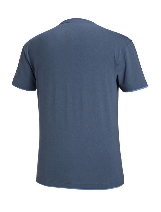 Koszulki | Pulower | Koszule: e.s. Koszulka cotton stretch Layer + pacyficzny/kobaltowy 2
