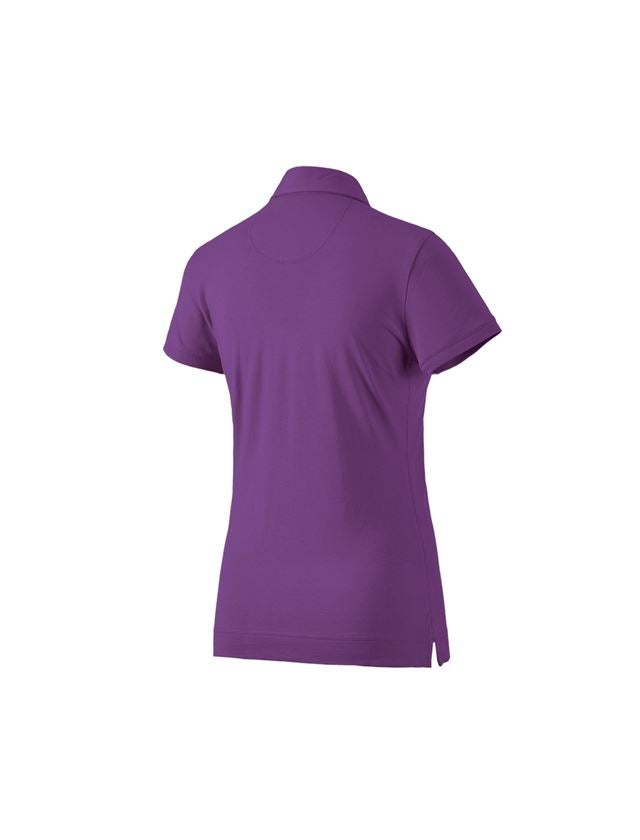 Koszulki | Pulower | Bluzki: e.s. Koszulka polo cotton stretch, damska + fioletowy 1