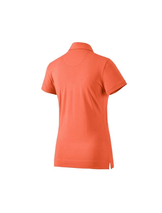 Koszulki | Pulower | Bluzki: e.s. Koszulka polo cotton stretch, damska + nektarynkowy 1