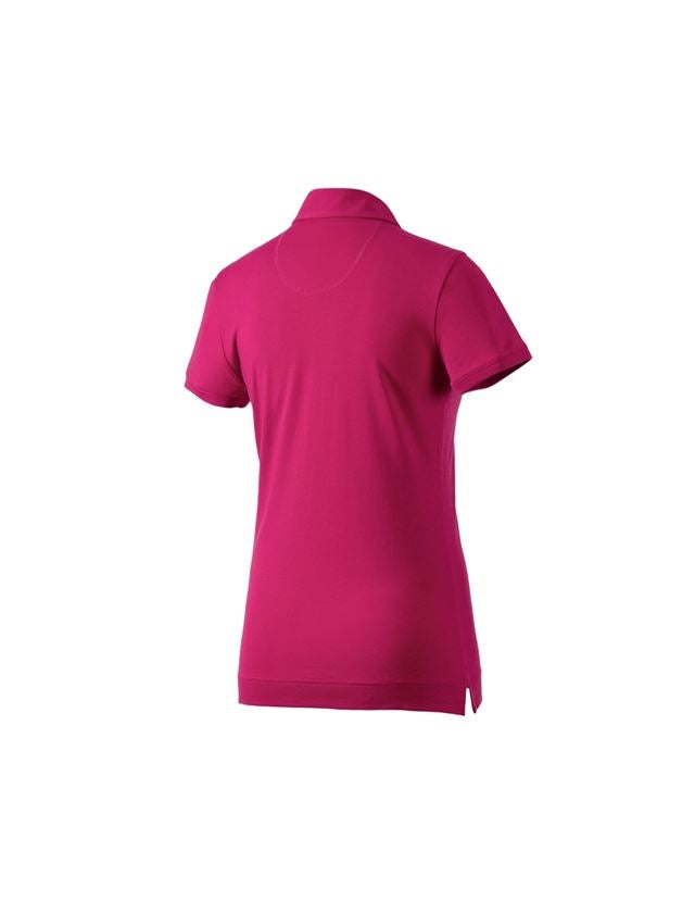 Koszulki | Pulower | Bluzki: e.s. Koszulka polo cotton stretch, damska + malinowy 1