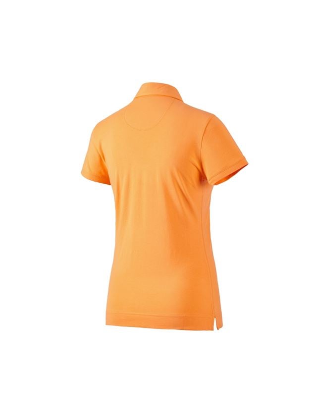Koszulki | Pulower | Bluzki: e.s. Koszulka polo cotton stretch, damska + jasnopomarańczowy 1