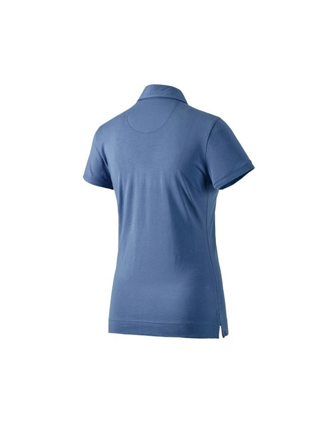 Koszulki | Pulower | Bluzki: e.s. Koszulka polo cotton stretch, damska + kobaltowy 1