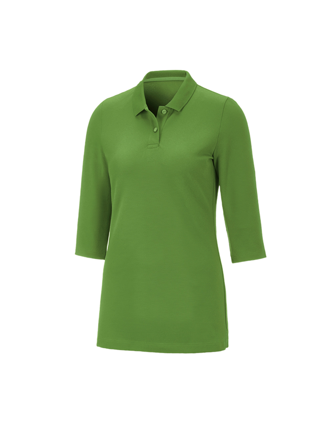Koszulki | Pulower | Bluzki: e.s. Kosz. polo z piki ręk.3/4 cotton stretch,da. + zielony morski