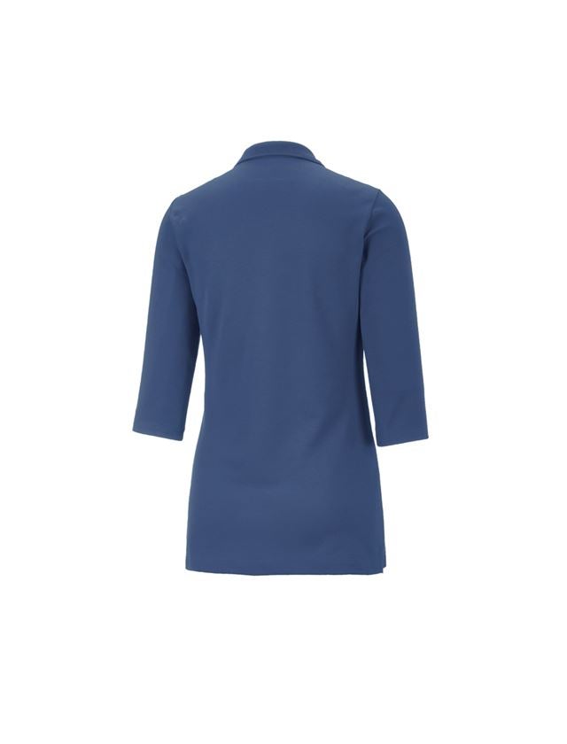 Koszulki | Pulower | Bluzki: e.s. Kosz. polo z piki ręk.3/4 cotton stretch,da. + kobaltowy 1