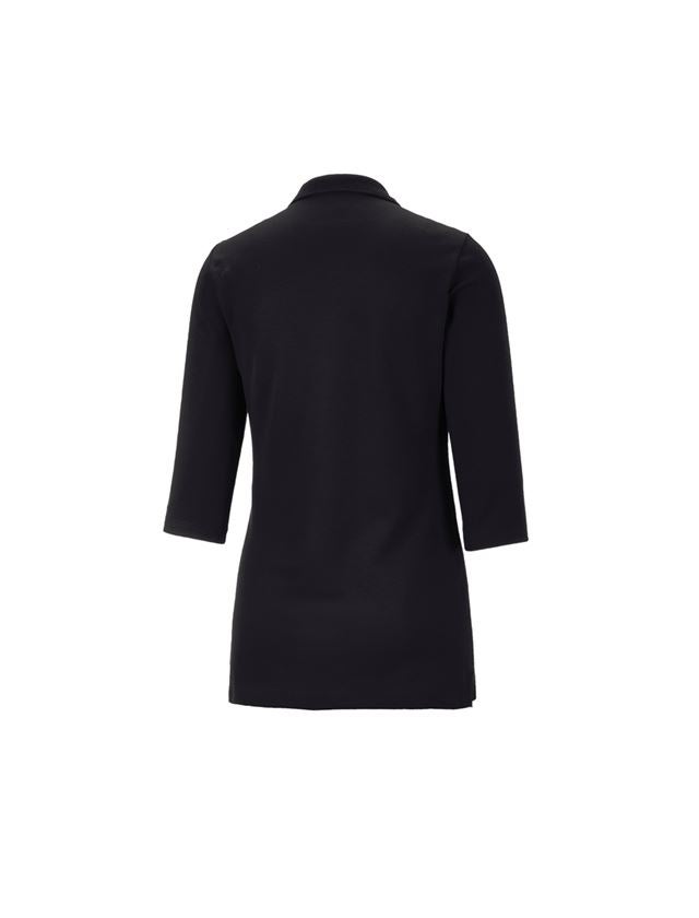Koszulki | Pulower | Bluzki: e.s. Kosz. polo z piki ręk.3/4 cotton stretch,da. + czarny 1