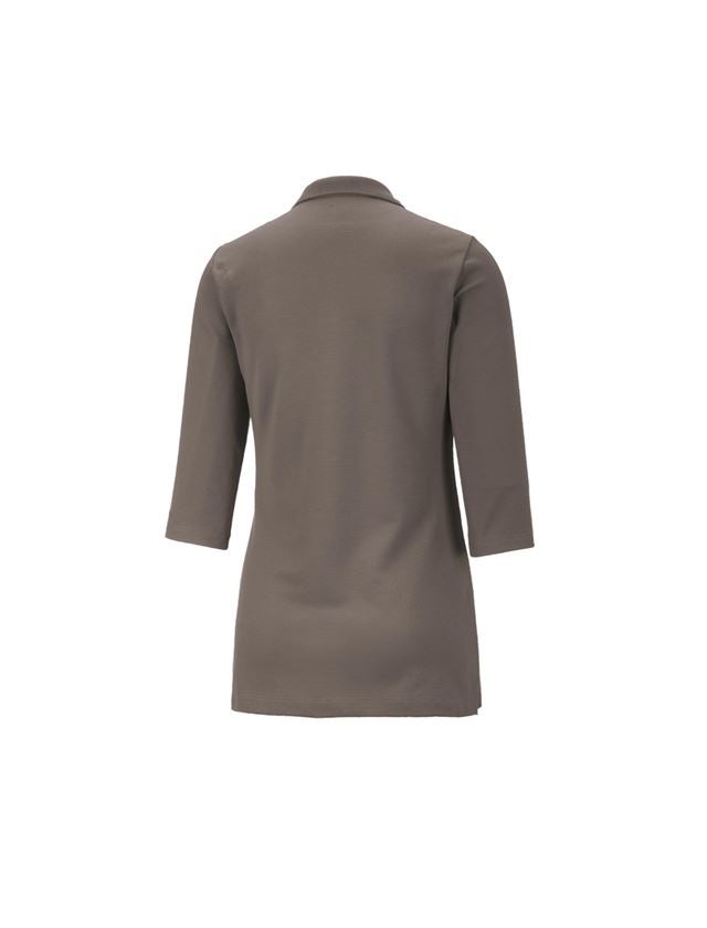 Koszulki | Pulower | Bluzki: e.s. Kosz. polo z piki ręk.3/4 cotton stretch,da. + kamienny 3