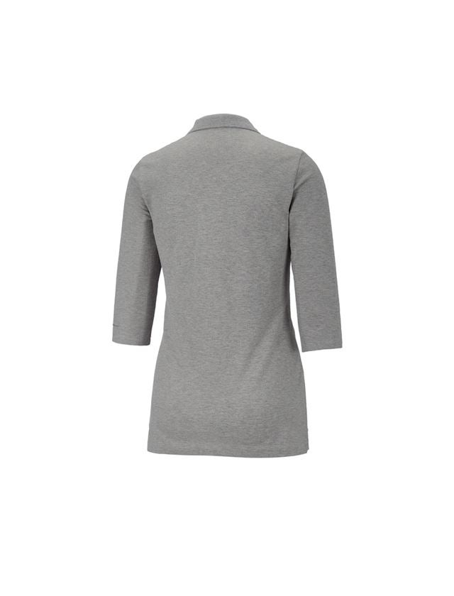 Koszulki | Pulower | Bluzki: e.s. Kosz. polo z piki ręk.3/4 cotton stretch,da. + szary melanżowy 1