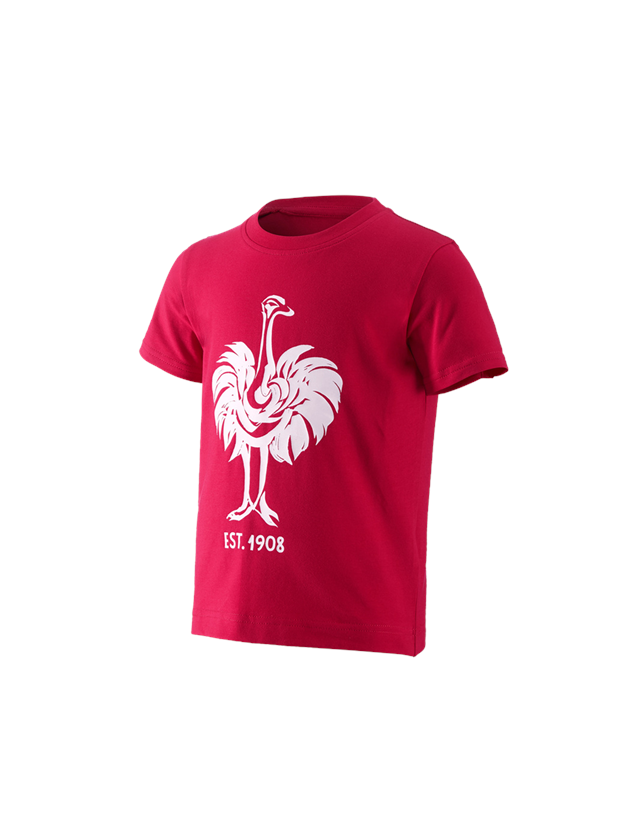 Koszulki | Pulower | Bluzki: e.s. Koszulka 1908, dziecięca + ognistoczerwony/biały