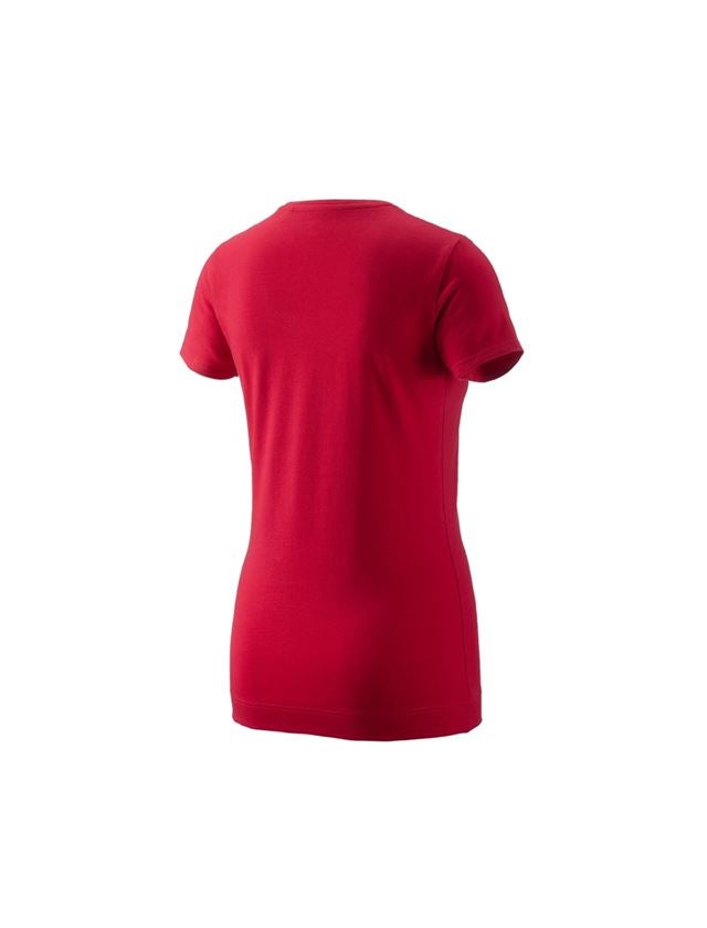 Koszulki | Pulower | Bluzki: e.s. Koszulka 1908, damska + ognistoczerwony/biały 1