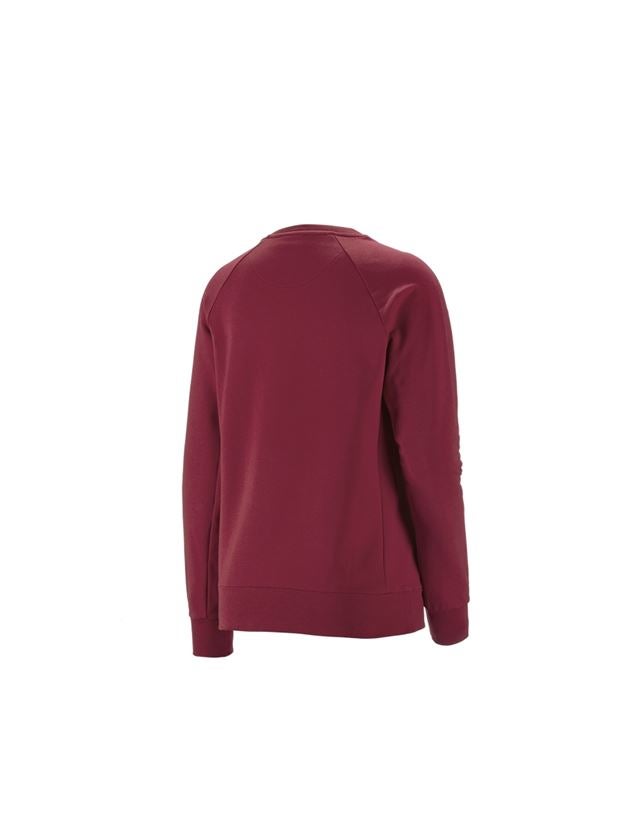 Koszulki | Pulower | Bluzki: e.s. Bluza cotton stretch, damska + bordowy 1