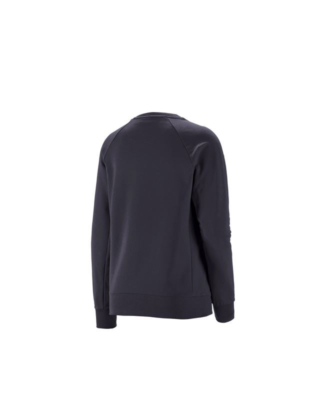 Koszulki | Pulower | Bluzki: e.s. Bluza cotton stretch, damska + granatowy 1