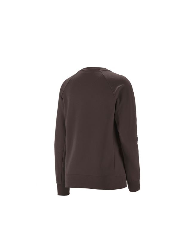 Koszulki | Pulower | Bluzki: e.s. Bluza cotton stretch, damska + kasztanowy 1