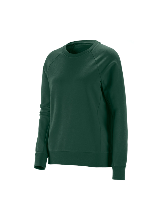 Koszulki | Pulower | Bluzki: e.s. Bluza cotton stretch, damska + zielony