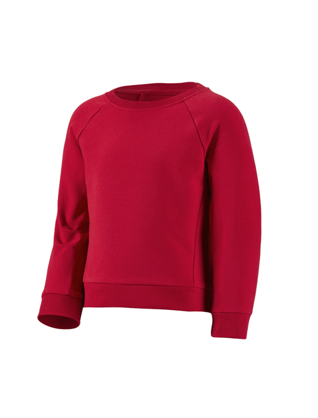 Dla najmłodszych: e.s. Bluza cotton stretch, dziecięca + ognistoczerwony