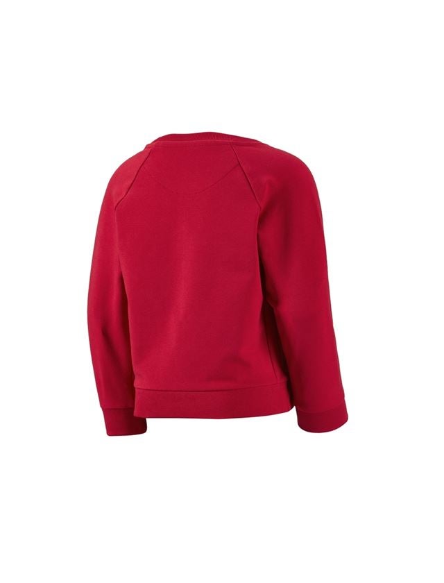 Dla najmłodszych: e.s. Bluza cotton stretch, dziecięca + ognistoczerwony 1