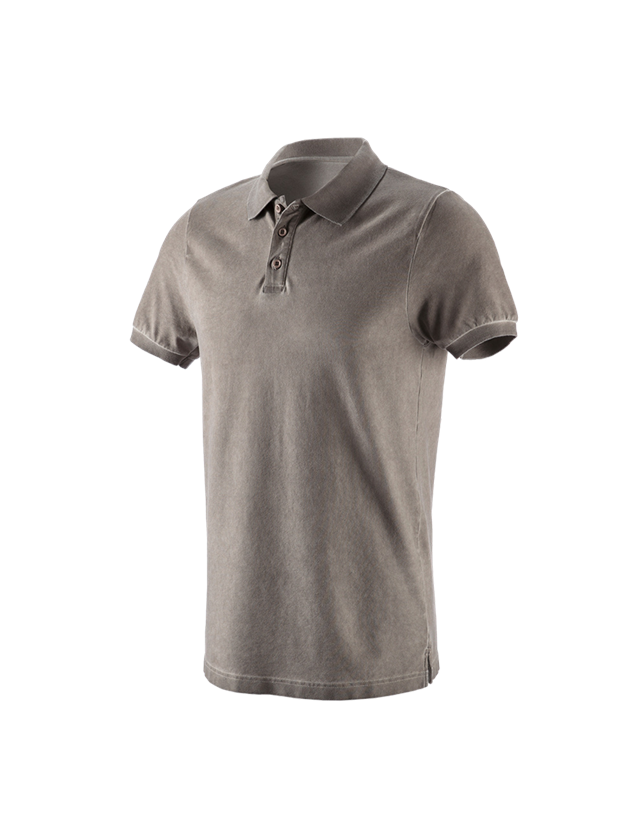 Koszulki | Pulower | Koszule: e.s. Koszulka polo vintage cotton stretch + taupe vintage 5