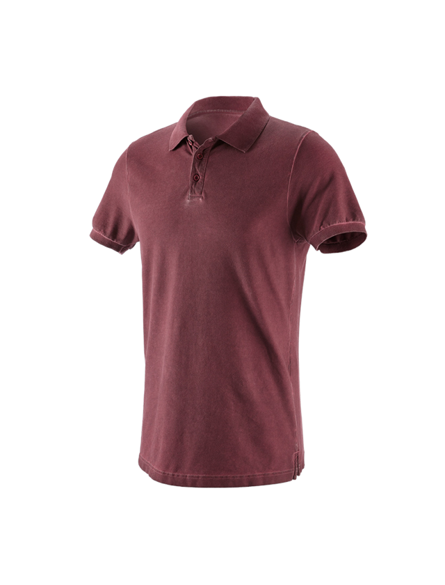 Koszulki | Pulower | Koszule: e.s. Koszulka polo vintage cotton stretch + rubinowy vintage 4