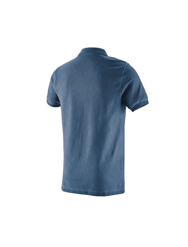 Koszulki | Pulower | Koszule: e.s. Koszulka polo vintage cotton stretch + niebieski antyczny vintage 2