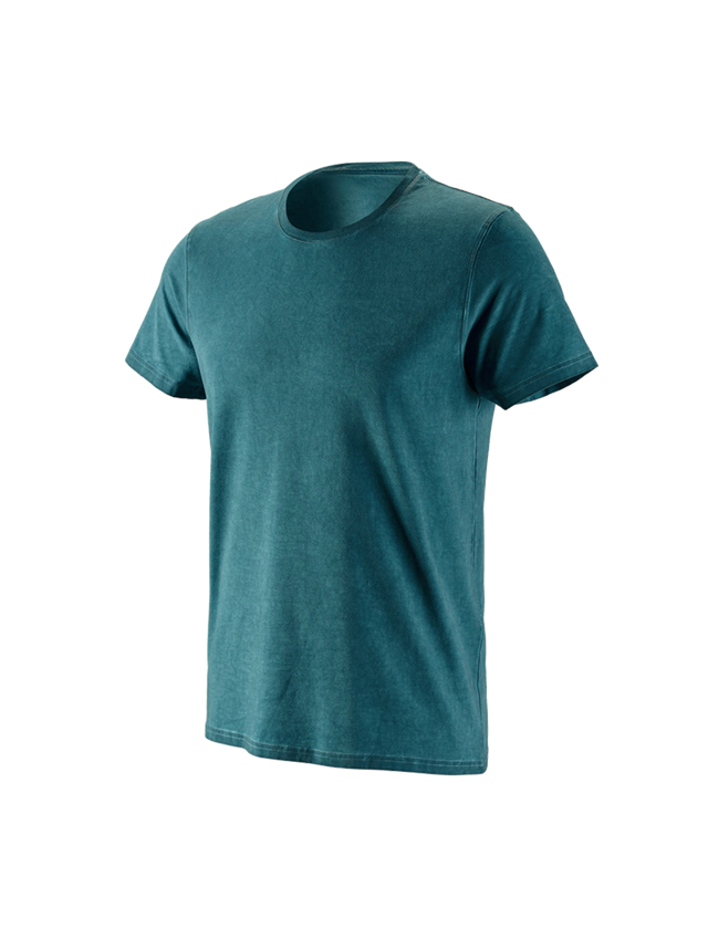 Koszulki | Pulower | Koszule: e.s. Koszulka vintage cotton stretch + ciemny cyjan vintage 5