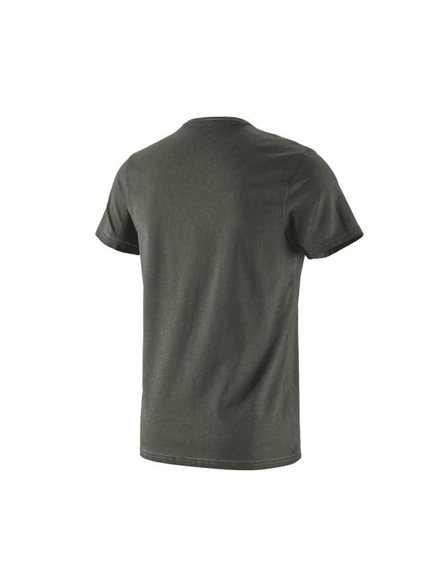 Koszulki | Pulower | Koszule: e.s. Koszulka vintage cotton stretch + zielony kamuflażowy vintage 6