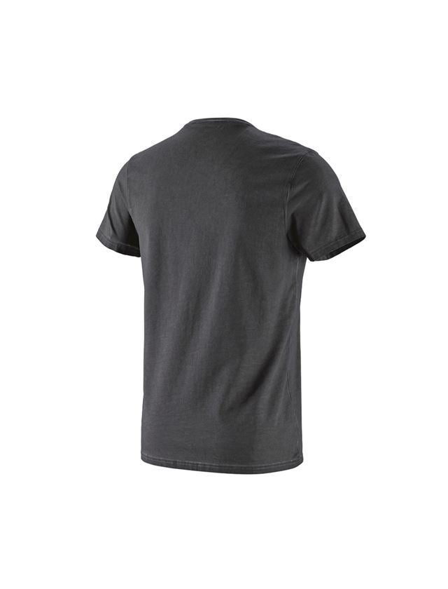 Koszulki | Pulower | Koszule: e.s. Koszulka vintage cotton stretch + czerń żelazowa vintage 4