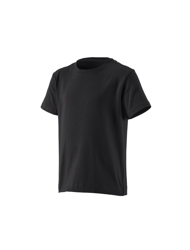 Koszulki | Pulower | Bluzki: e.s. Koszulka cotton stretch, dziecięca + czarny 1