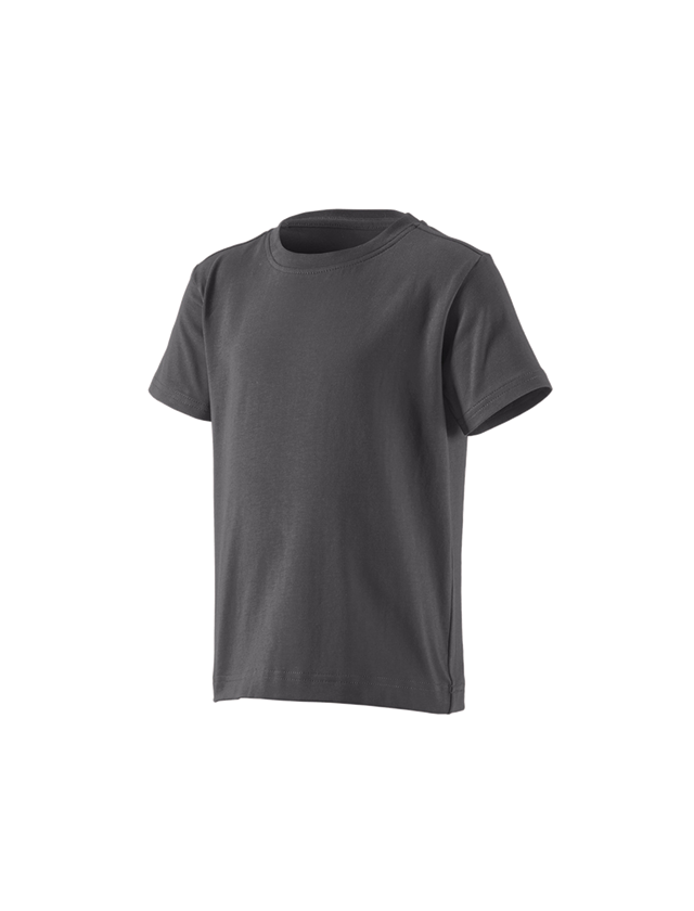 Koszulki | Pulower | Bluzki: e.s. Koszulka cotton stretch, dziecięca + antracytowy