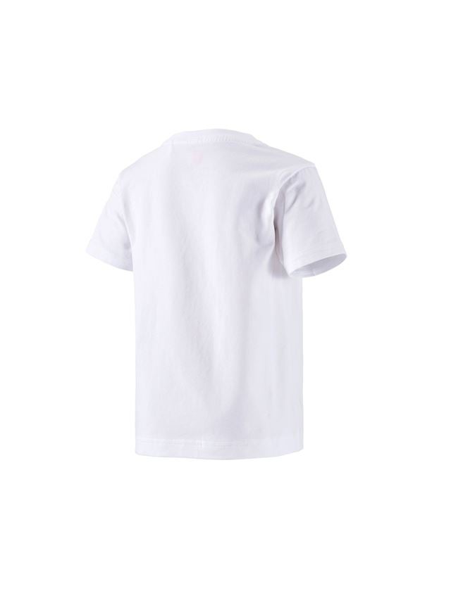 Tematy: e.s. Koszulka cotton stretch, dziecięca + biały 1