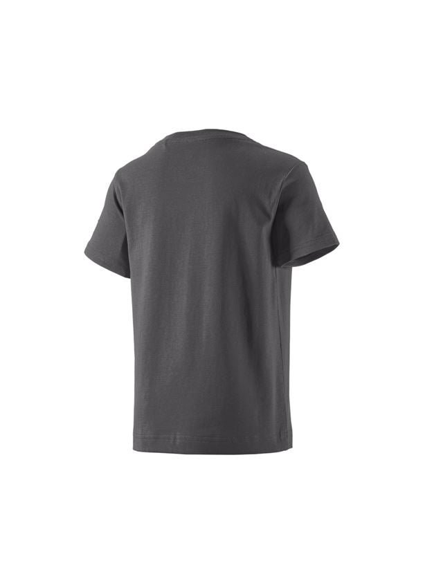 Koszulki | Pulower | Bluzki: e.s. Koszulka cotton stretch, dziecięca + antracytowy 1