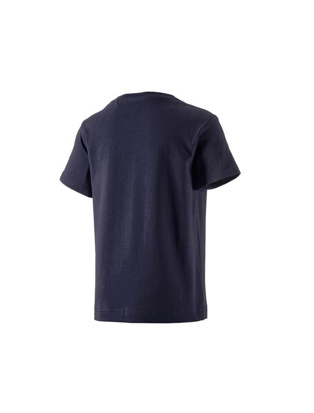 Koszulki | Pulower | Bluzki: e.s. Koszulka cotton stretch, dziecięca + granatowy 3