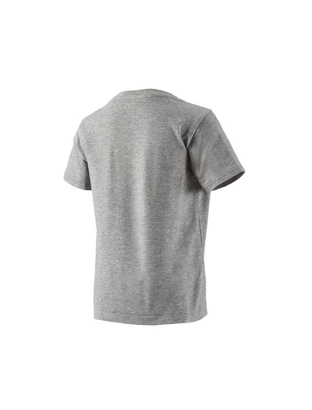 Koszulki | Pulower | Bluzki: e.s. Koszulka cotton stretch, dziecięca + szary melanżowy 3