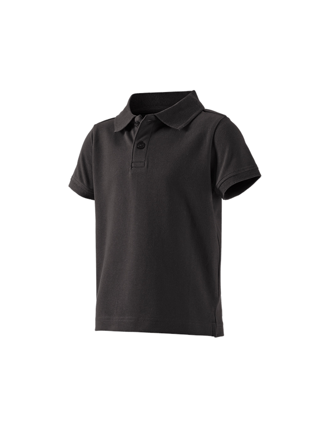 Koszulki | Pulower | Bluzki: e.s. Koszulka polo cotton stretch, dziecięca + czarny