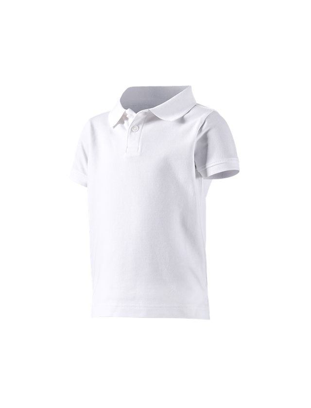 Tematy: e.s. Koszulka polo cotton stretch, dziecięca + biały