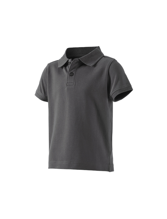 Koszulki | Pulower | Bluzki: e.s. Koszulka polo cotton stretch, dziecięca + antracytowy